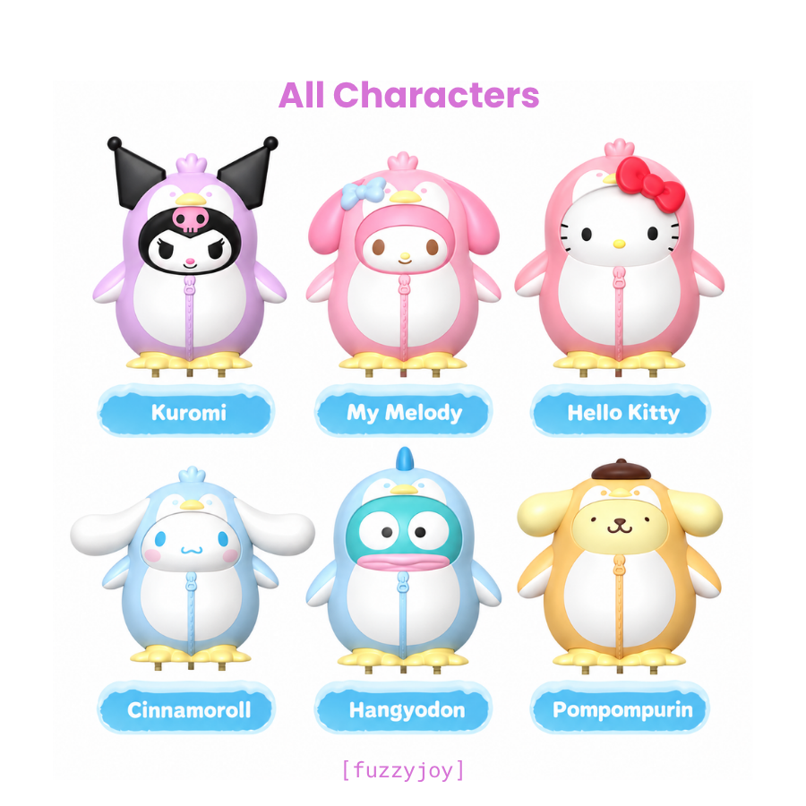 Sanrio Characters Penguin Parade Series Can-Walk Figure Blind Box