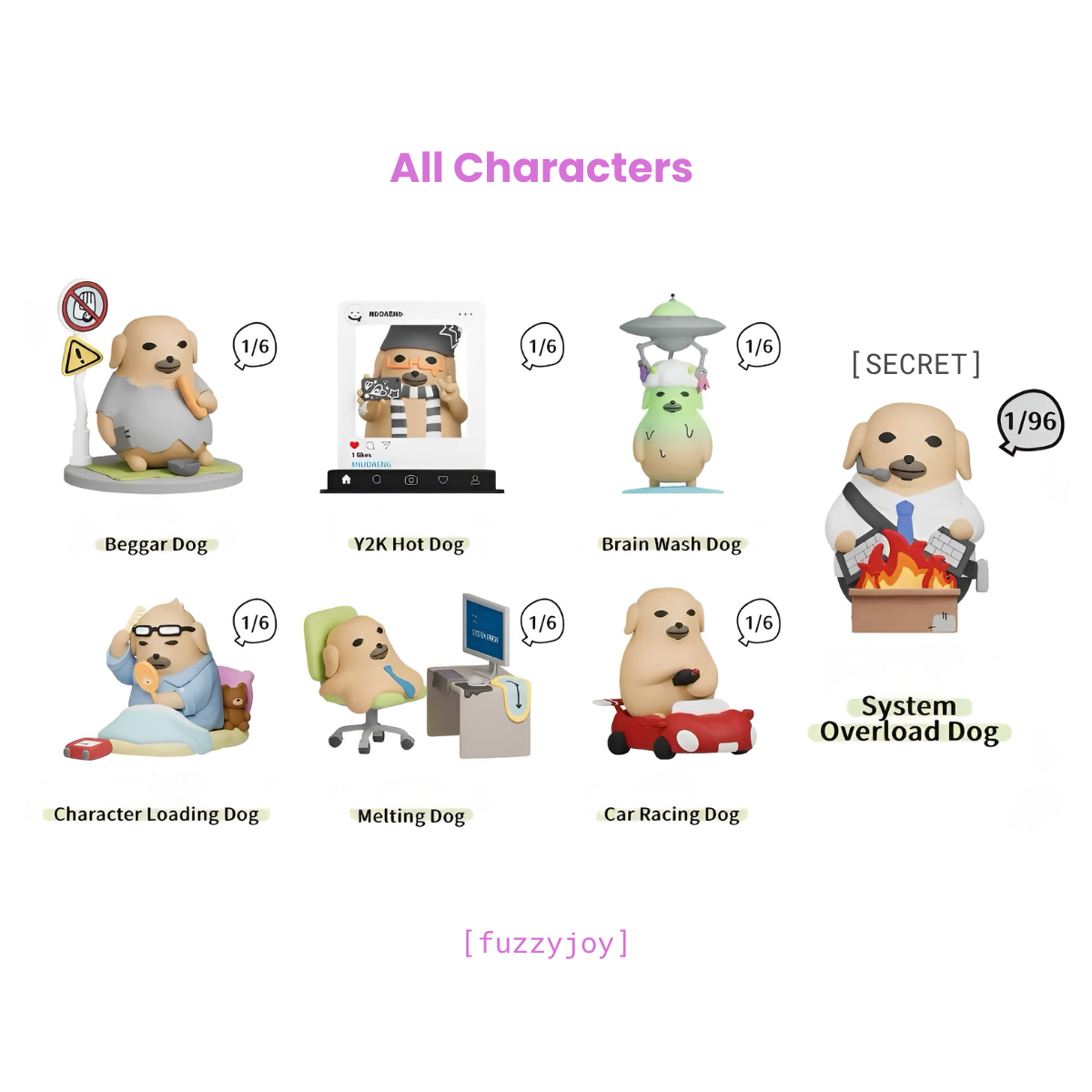 Nudaeng Just Dog Series Figures Blind Box
