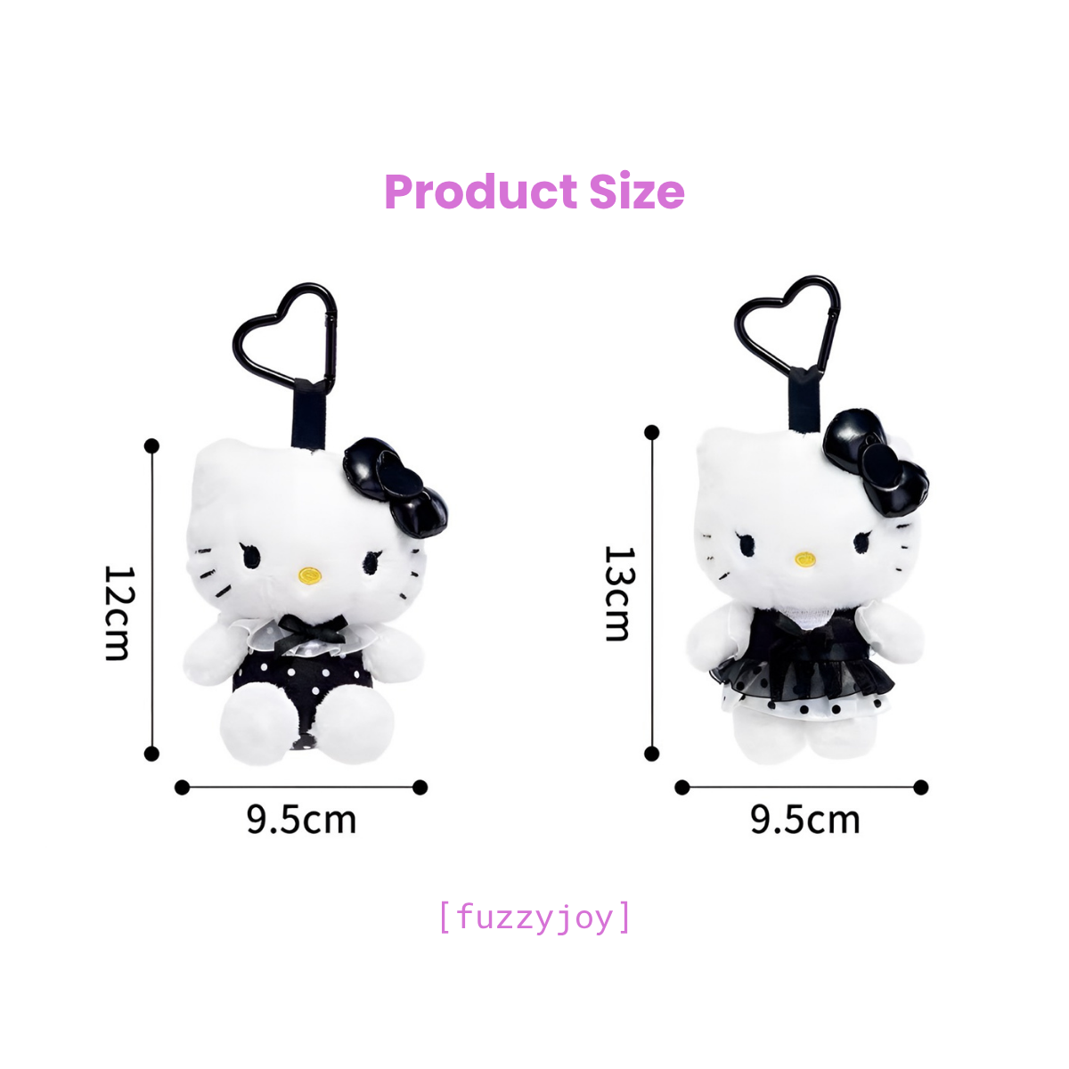 Hello Kitty Polka Dots Series Plush Pendant