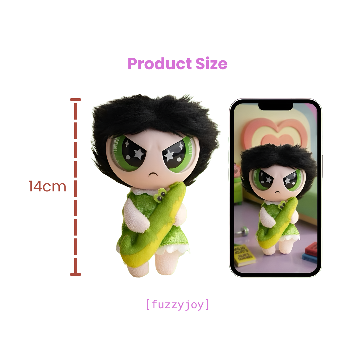 The Powerpuff Girls Good Morning Towns Ville Plush Pendant Blind Box