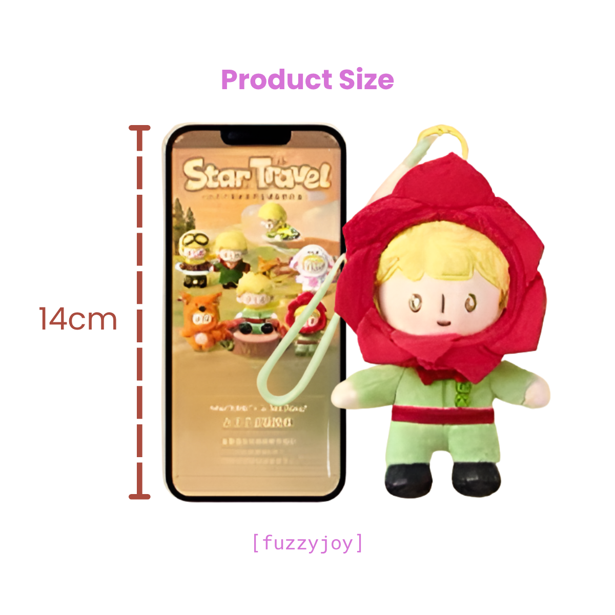 The Little Prince (Le Petit Prince) Interstellar Journey Series Plush Keychain Blind Box