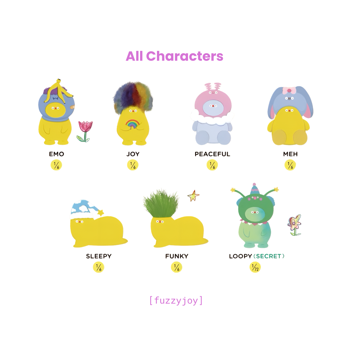 FLABJACKS THE BIG FEELS Series Plush Pendants Blind Box