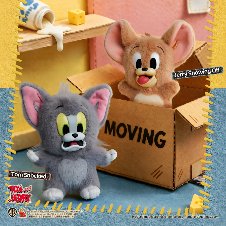 Tom and Jerry Quirky Series Vinyl Plush Pendant