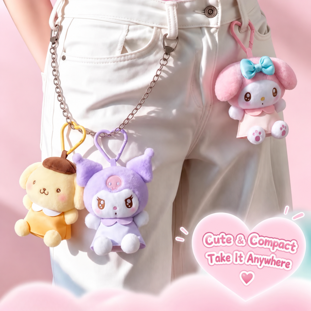 SANRIO Cuddle Series Plush Pendant Blind Box