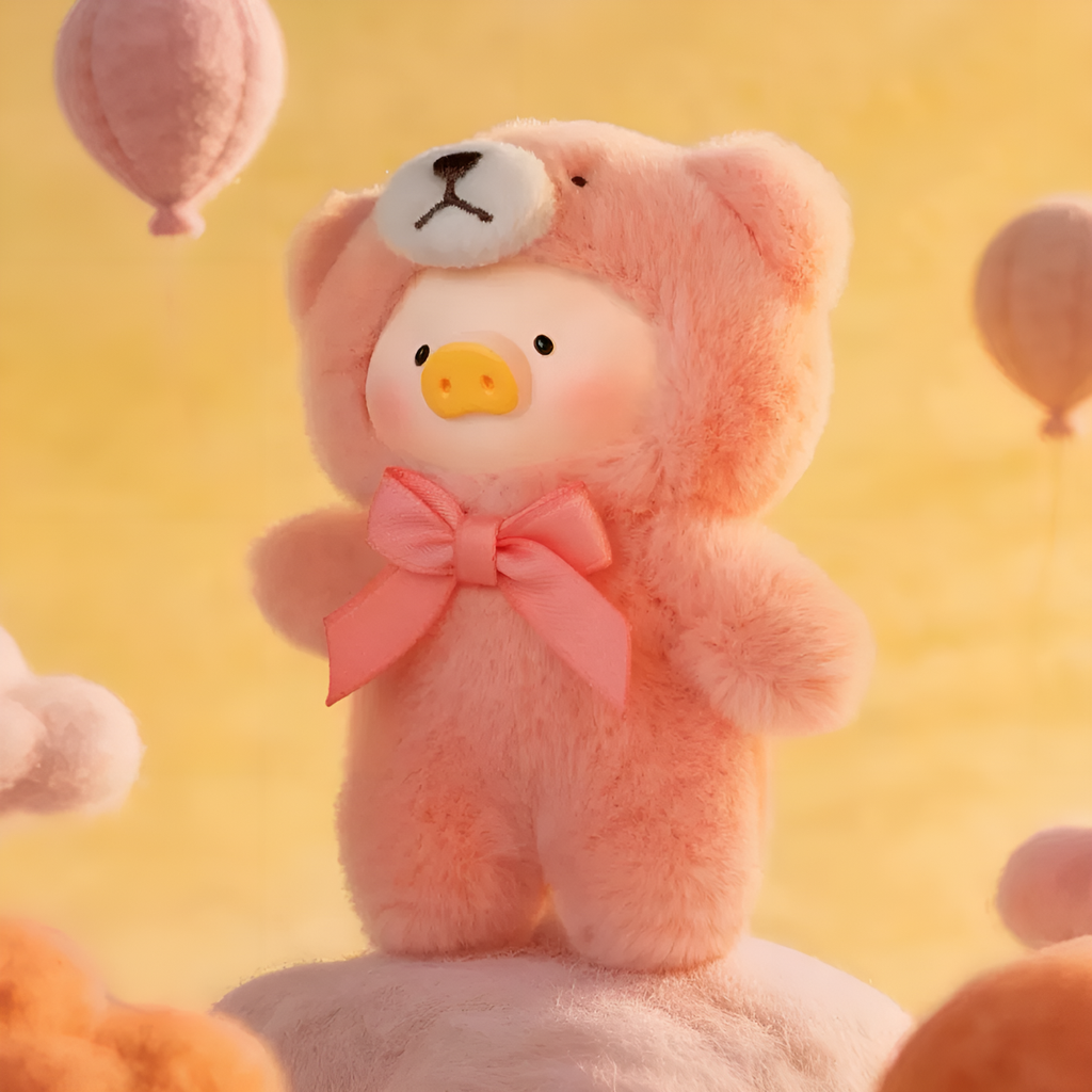 TOYZERO+ LuLu the Piggy Teddy Mini's Whispers of Nature Series Plush Pendant Blind Box