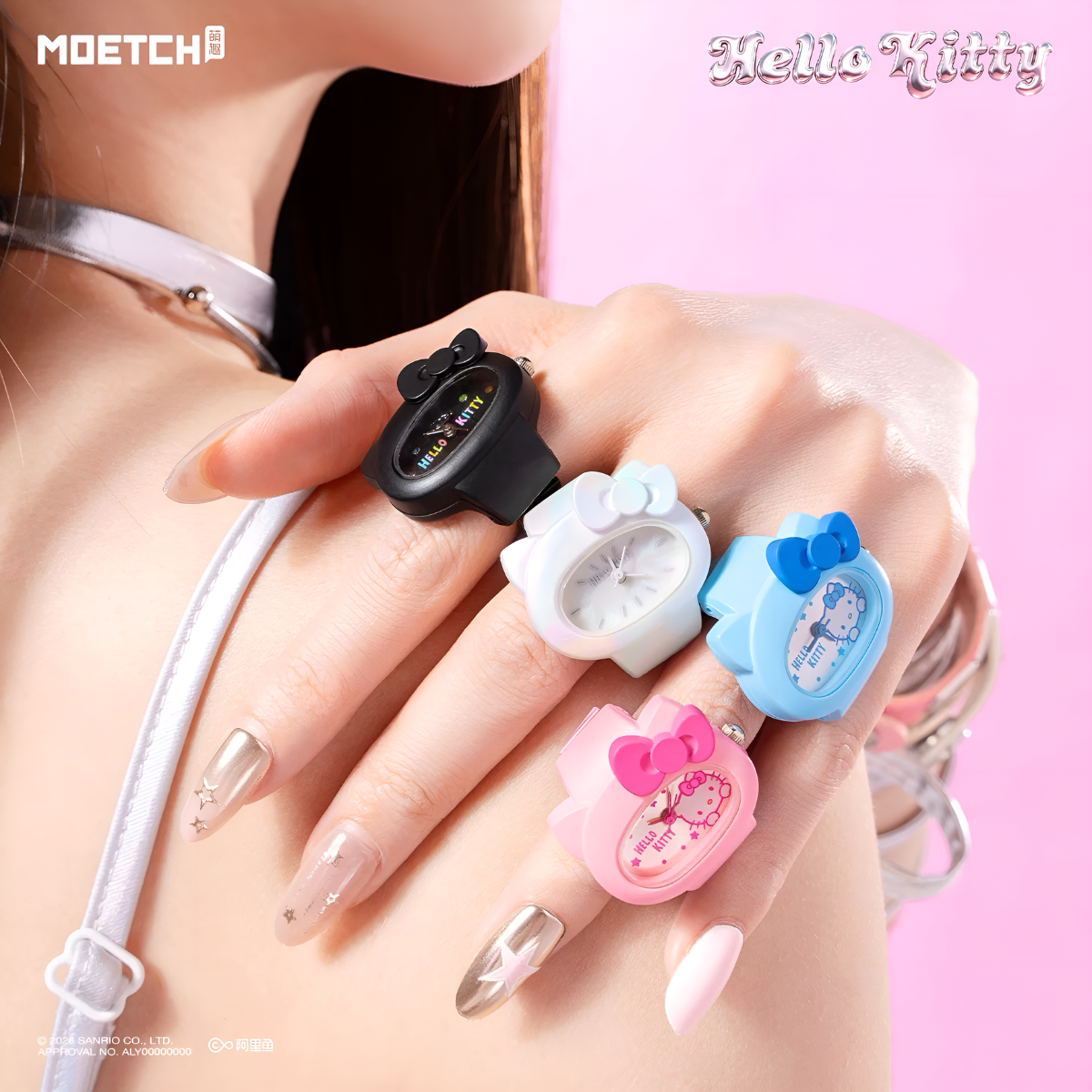 Hello Kitty Rainbow Dream Journey Series Ring Watch Blind Box