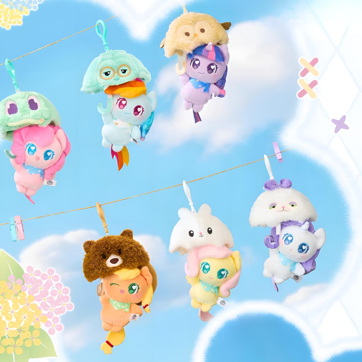 My Little Pony Weather Tales Series Umbrella Edition Plush Keychain Blind Box