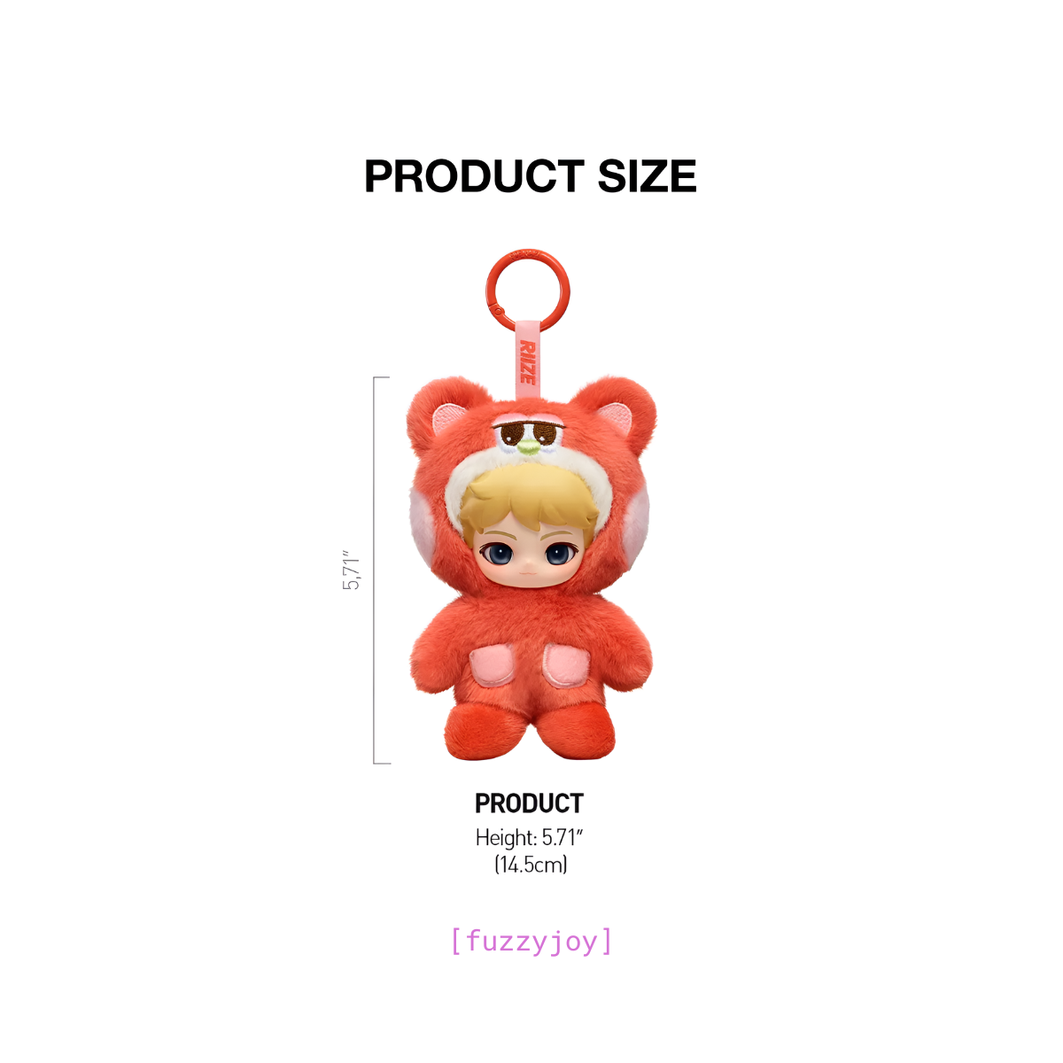 RIIZE Fluffy Club Series Vinyl Plush Doll Pendant
