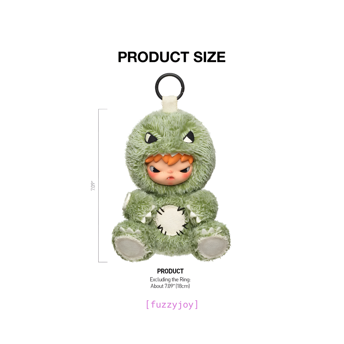 Hirono Dino Plush Doll Pendant