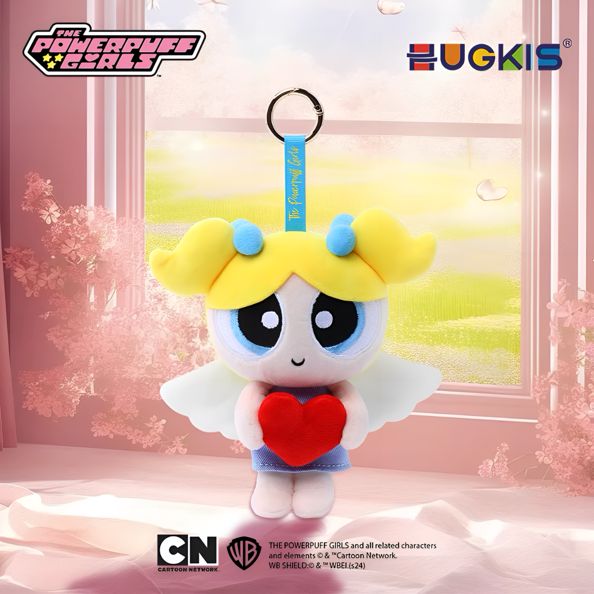 The Powerpuff Girls Valentine Angel Series Plush Pendant