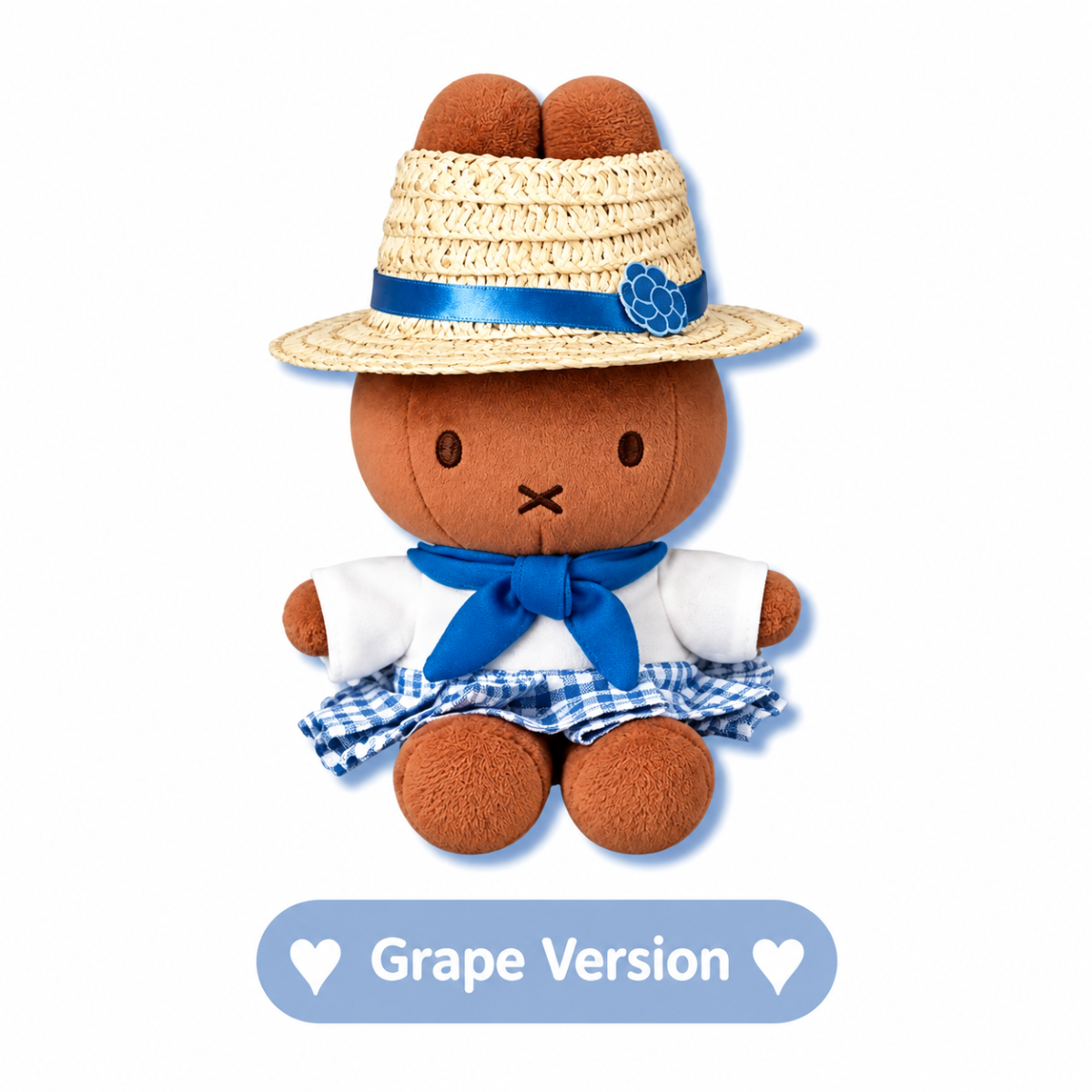 Miffy Jam Workshop Scarf Plush Pendant
