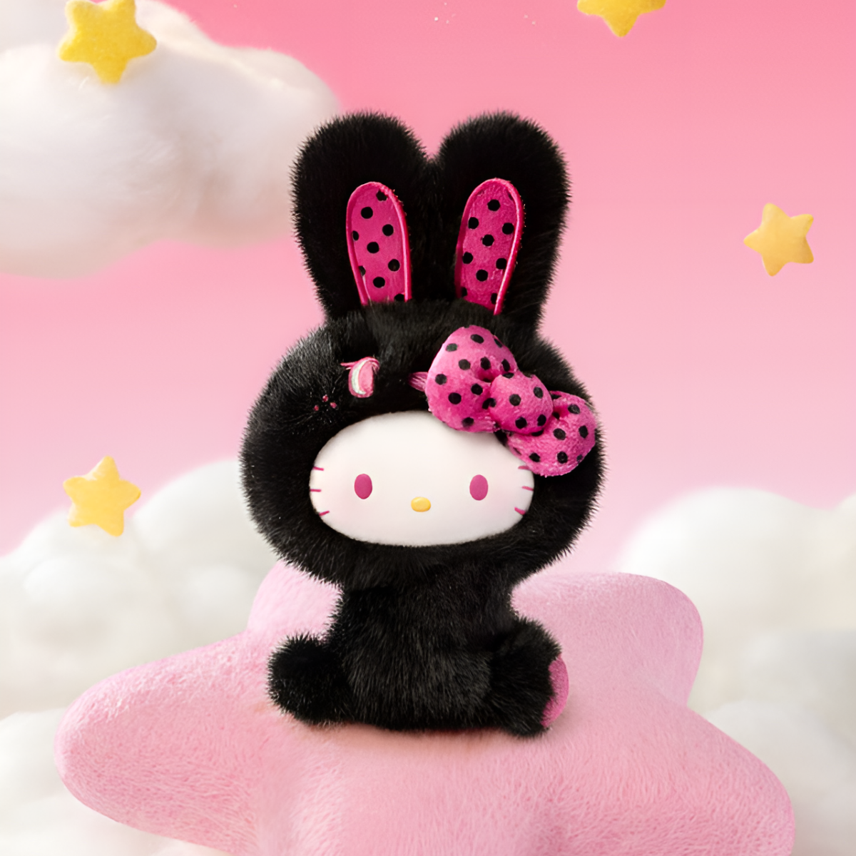 Hello Kitty Rainbow Bunny Series Plush Pendant Blind Box