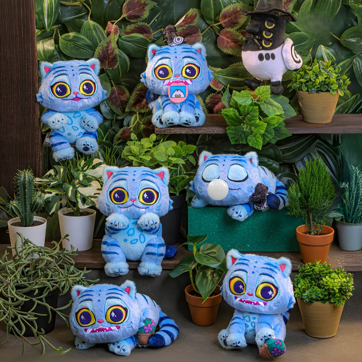 Kpop Demon Hunters Derpy Cosbi Plush Keychain Collection
