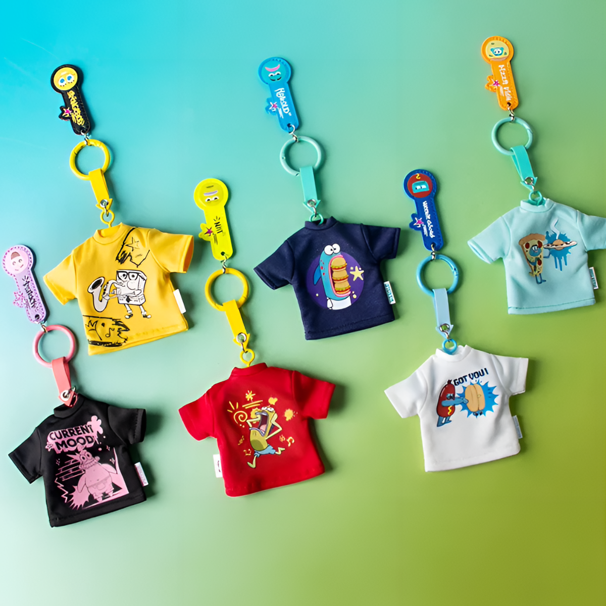 Spongebob Squarepants Mini Fashion Show Series Keychains Blind Box
