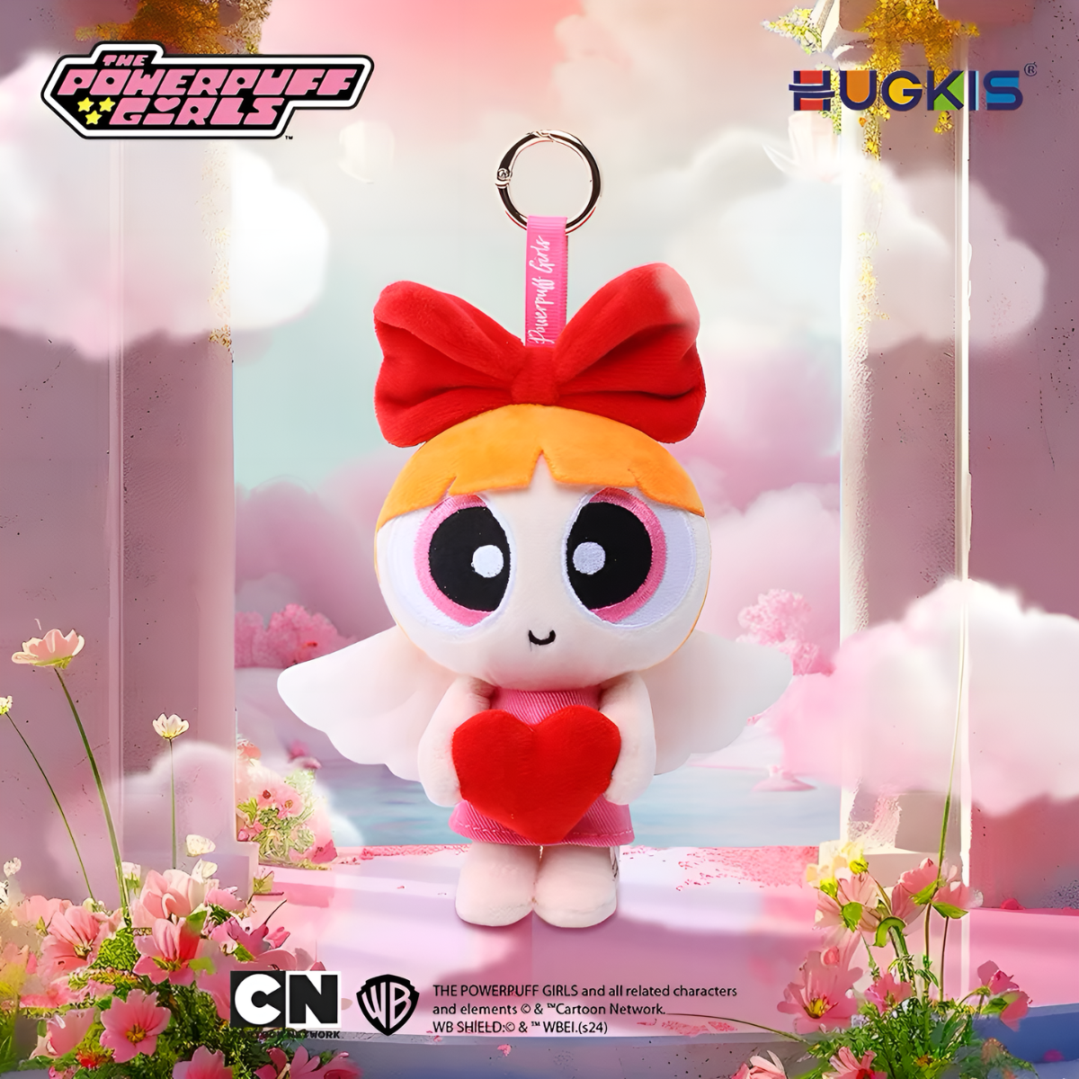 The Powerpuff Girls Valentine Angel Series Plush Pendant