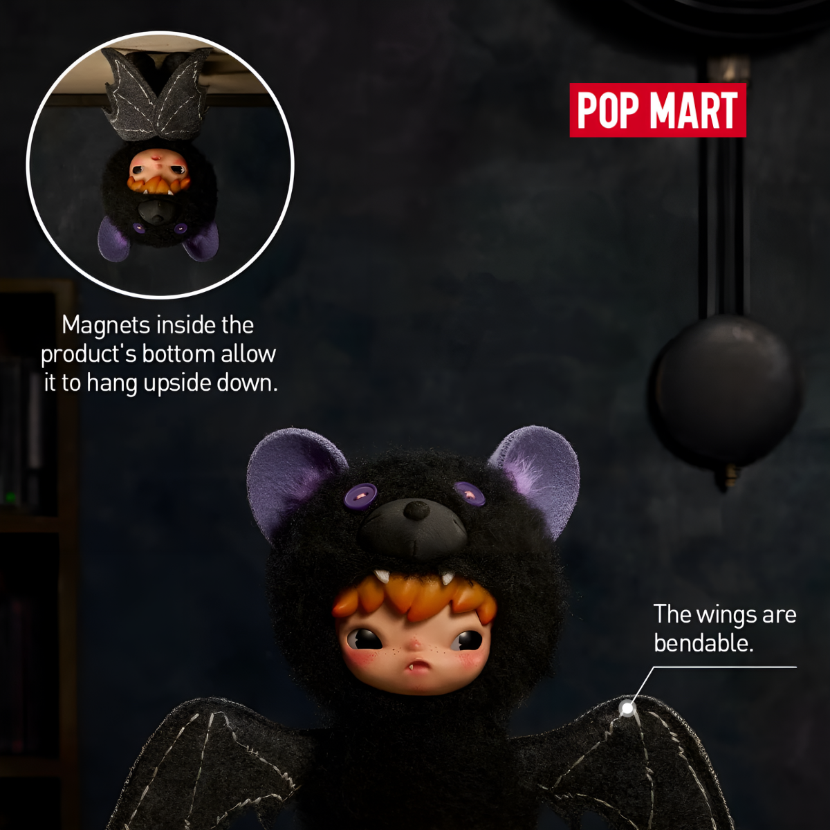 Hirono After Dark Series Plush Doll Pendant