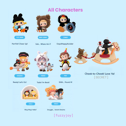 Pingu 45th Anniversary Adventure with Pingu Series Figures Blind Box