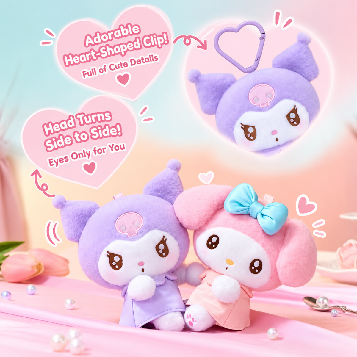 SANRIO Cuddle Series Plush Pendant Blind Box