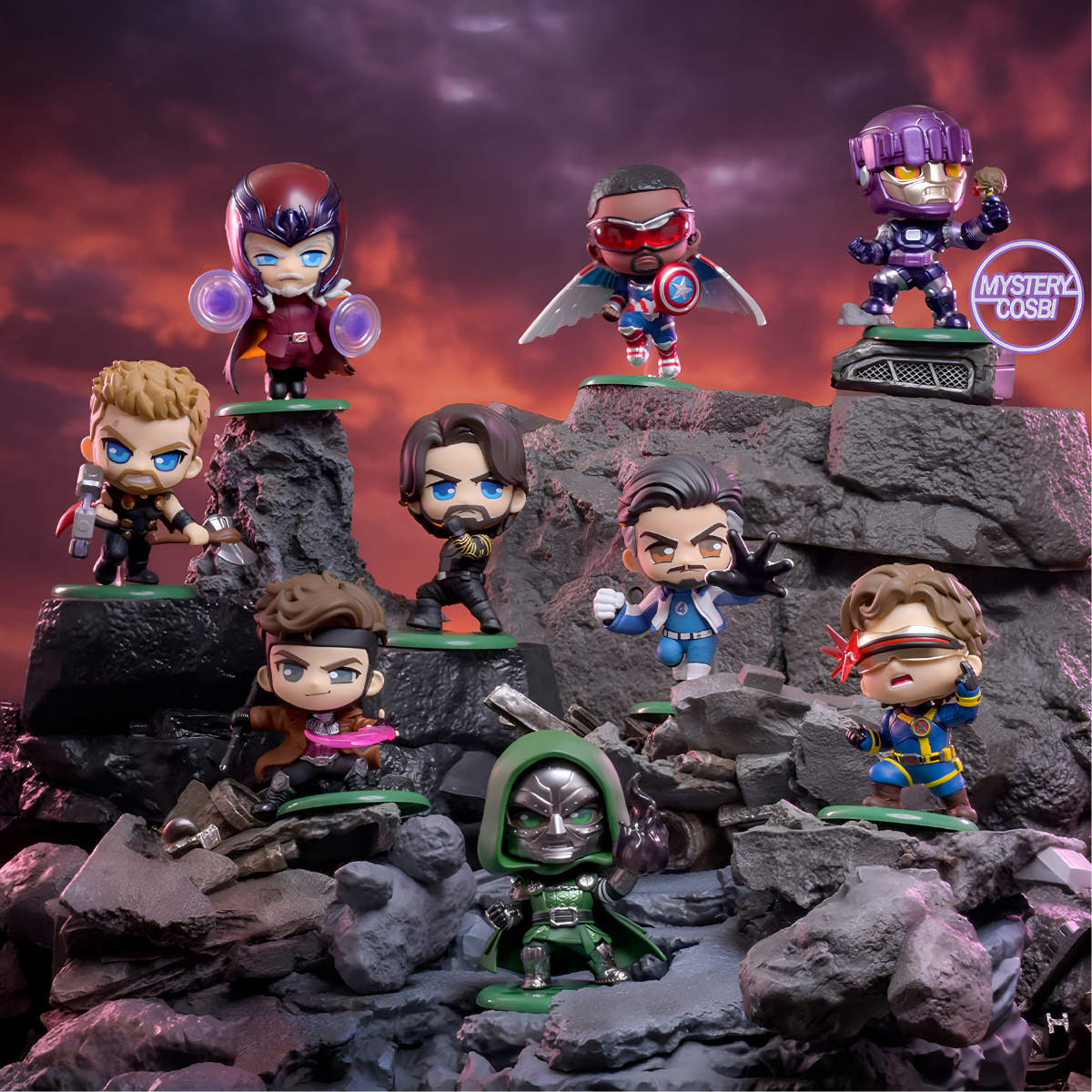 Avengers: Doomsday Cosbi Bobble-Head Collection