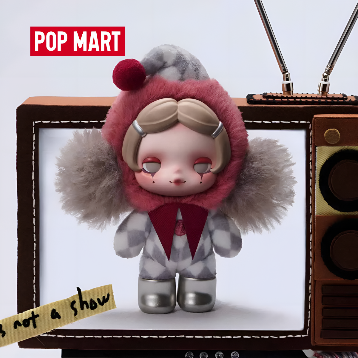 SKULLPANDA Off Mode Series Plush Doll Pendant