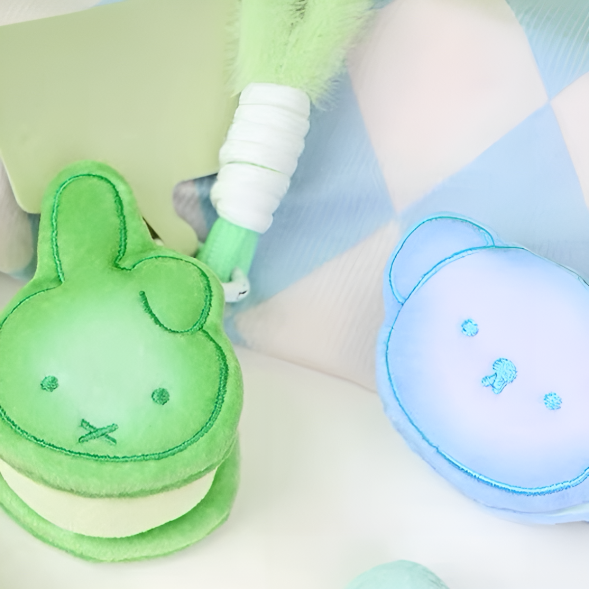 Miffy Cookie Sandwich Plush Pendant Size: Height about 5.5-6.5cm