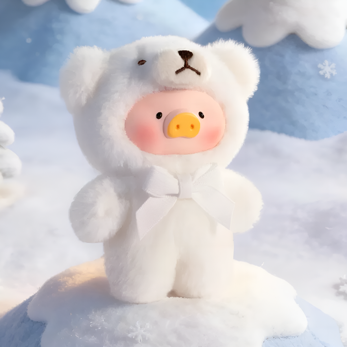 TOYZERO+ LuLu the Piggy Teddy Mini's Whispers of Nature Series Plush Pendant Blind Box