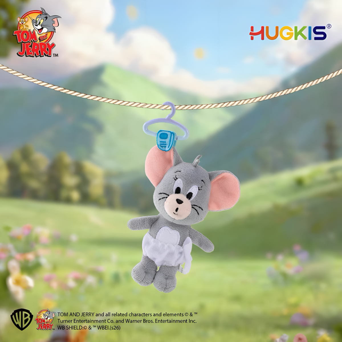 Tom and Jerry Hang up Series Plush Charm