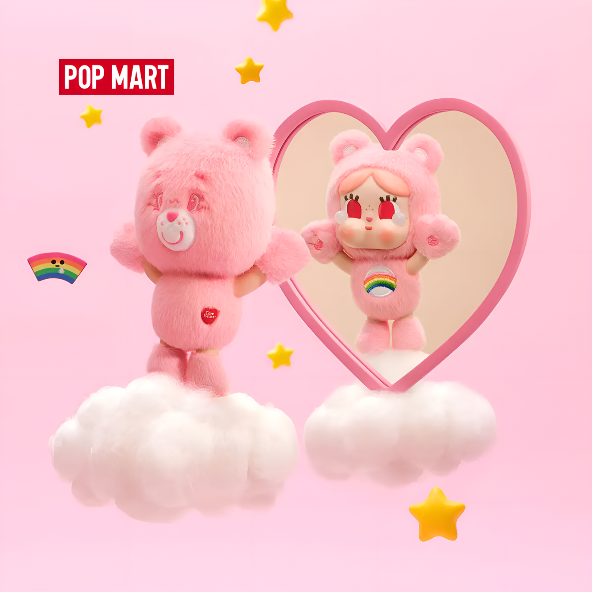 CRYBABY × Care Bears Series - Vinyl Plush Pendant Blind Box
