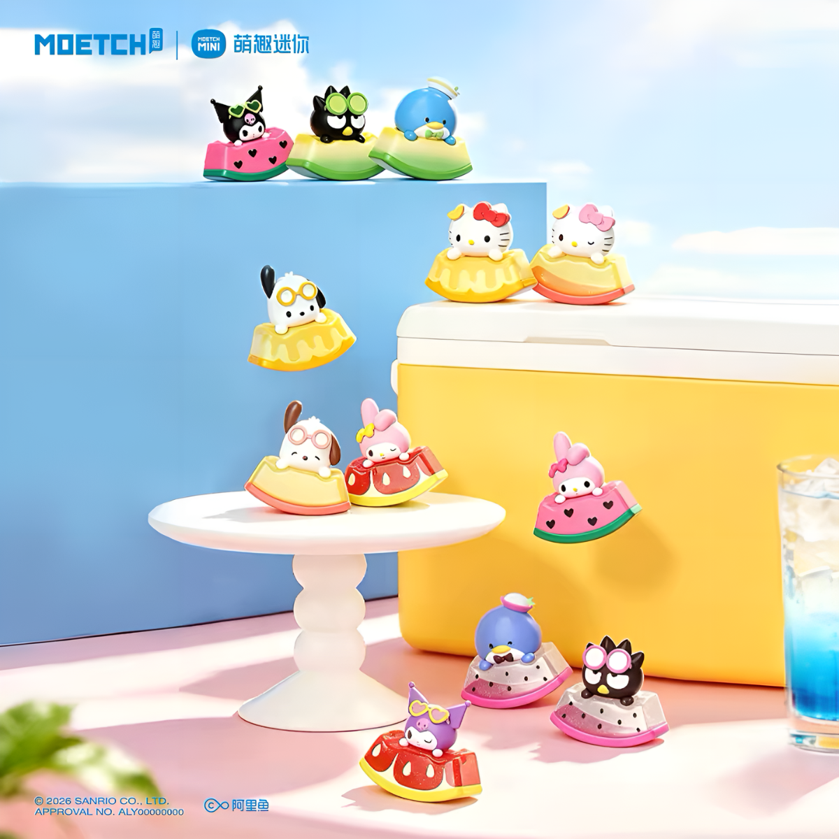 Sanrio Characters Sweet Fruits Series Figures Blind Box