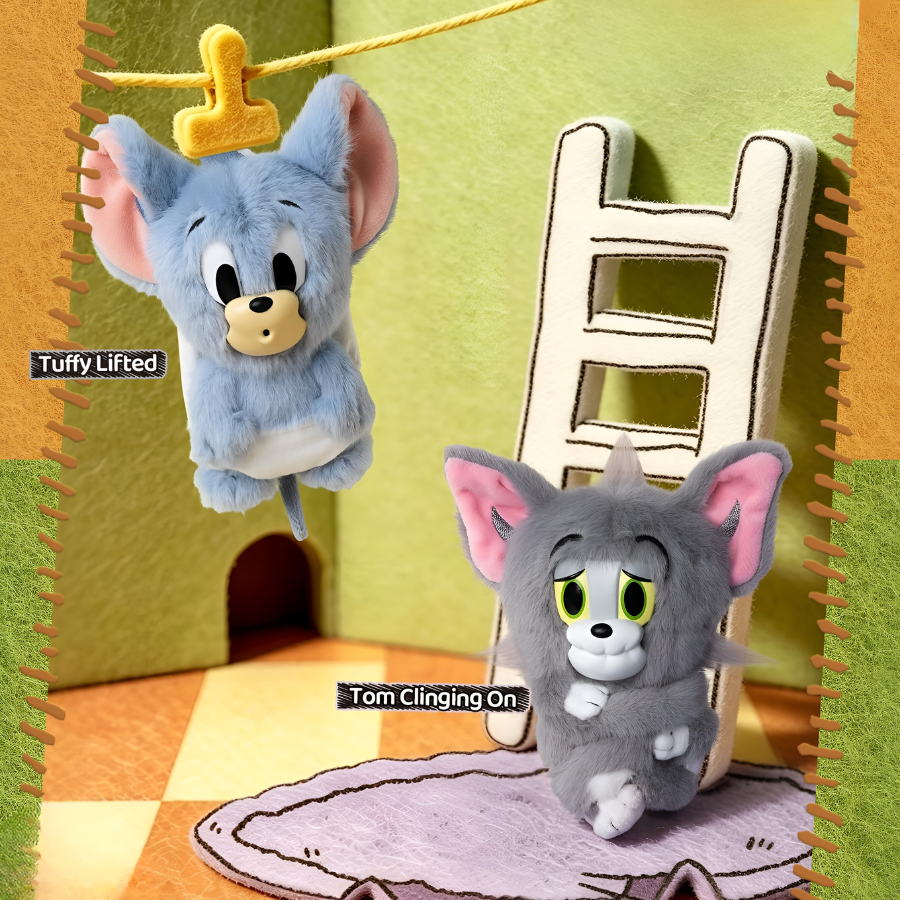 Tom and Jerry Quirky Series Vinyl Plush Pendant