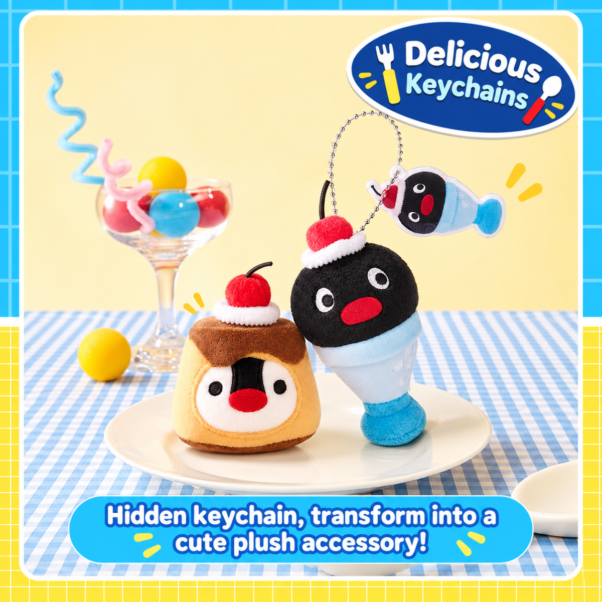 Pingu Delicious Life Series Plush Magnetic Blind Box