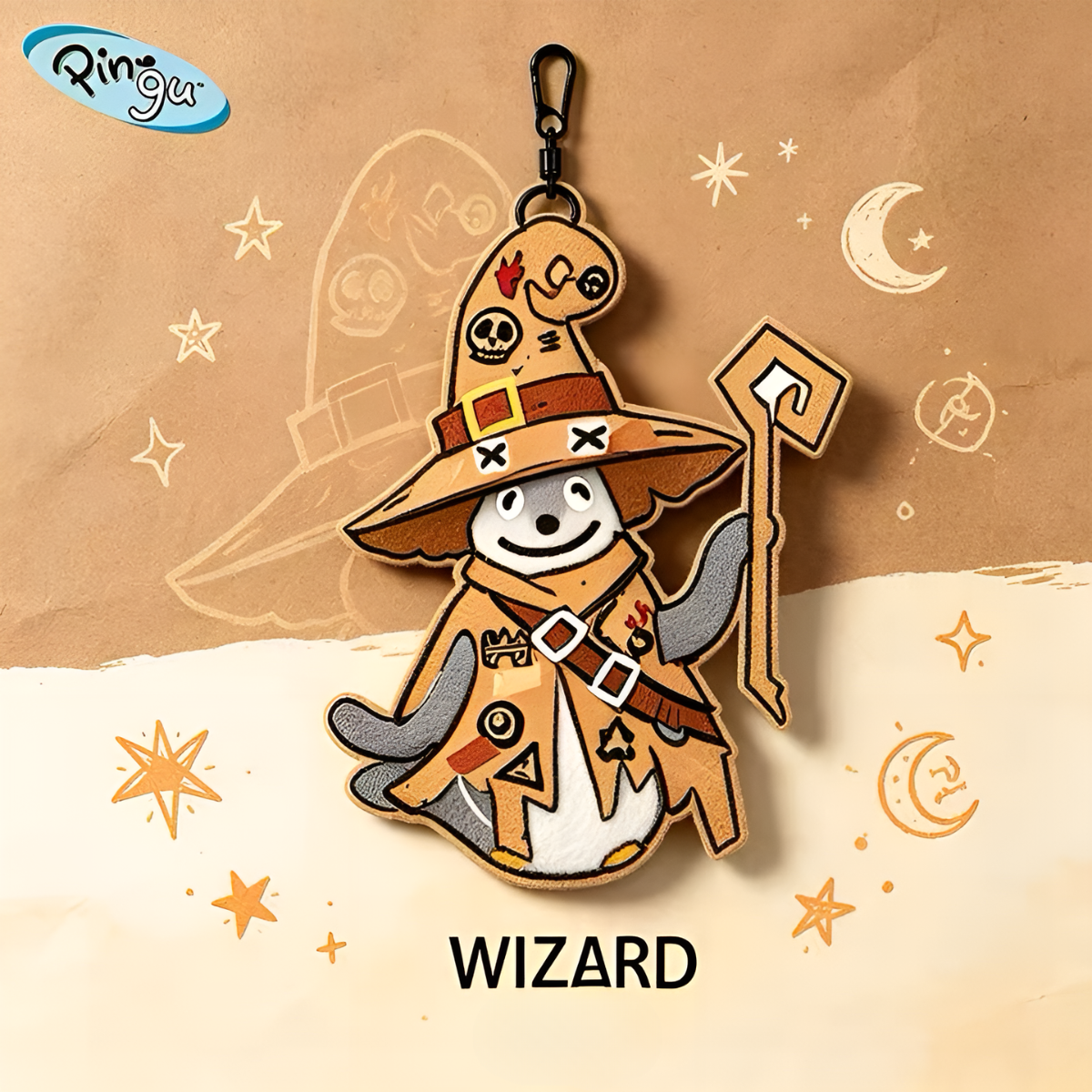 Pingu Cardboard Box Fairy Tale Series Plush Keychain Blind Box
