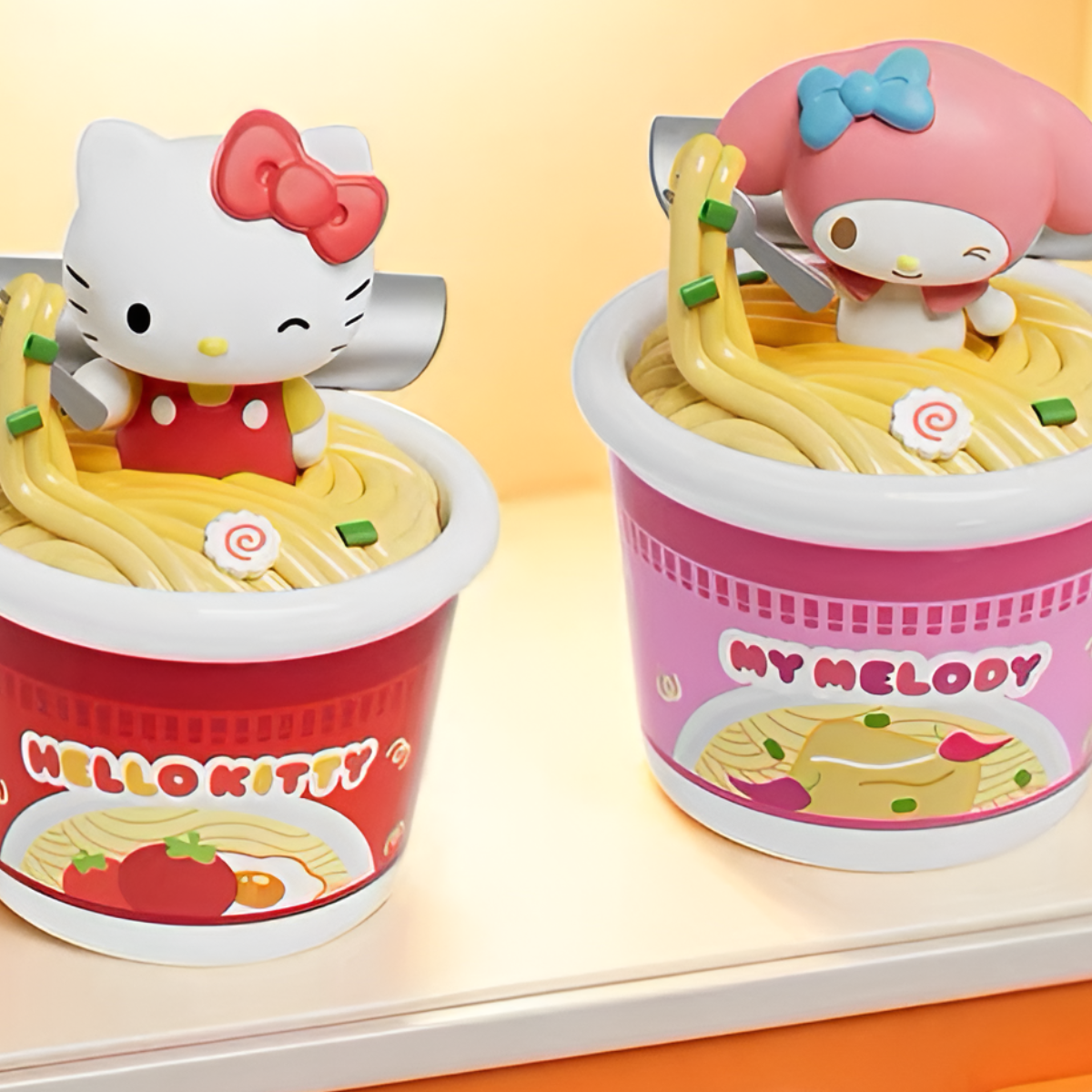 Sanrio Characters Cup Noodles Series Figures Blind Box