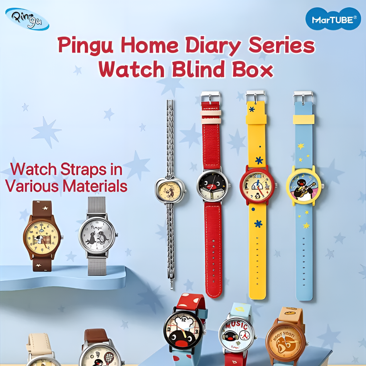 Pingu A Perfectly Ordinary Day Series Watch Blind Box