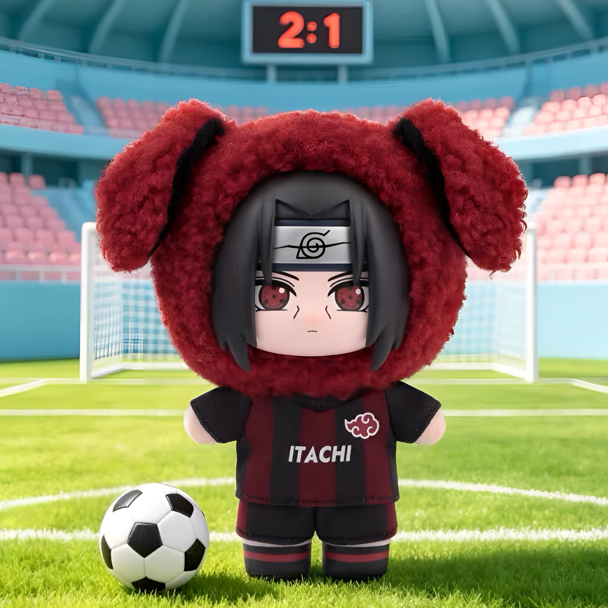 Naruto Shippuden Football Showdown Plush Keychain Blind Box