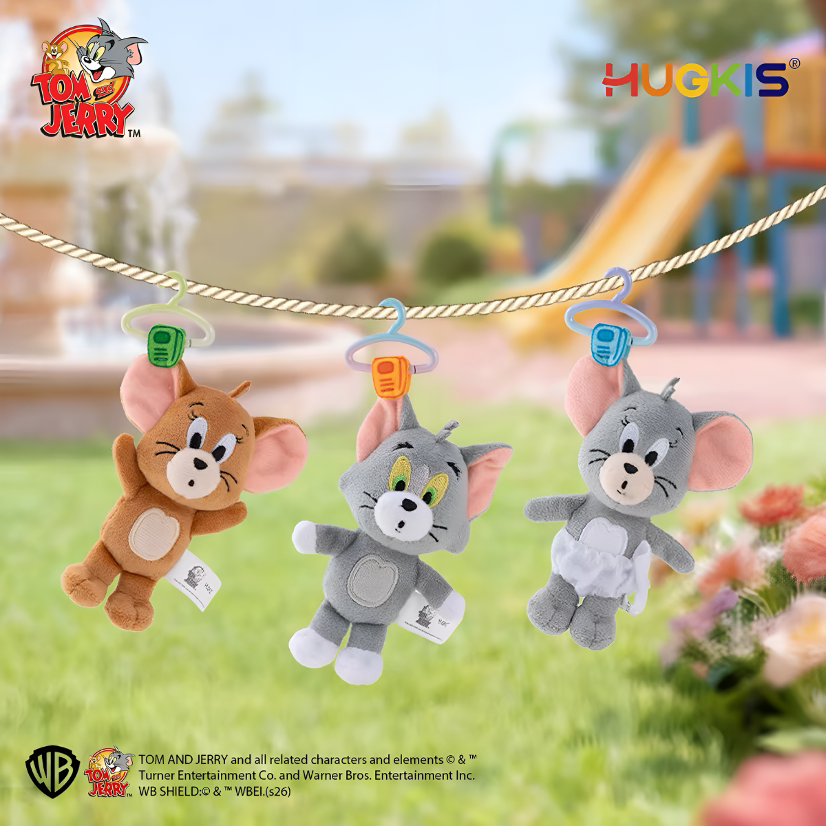 Tom and Jerry Hang up Series Plush Charm