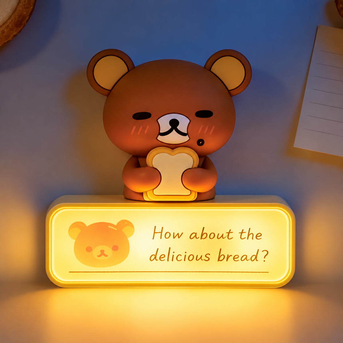 Rilakkuma Bread Series Night Light Fridge Magnet Blind Box