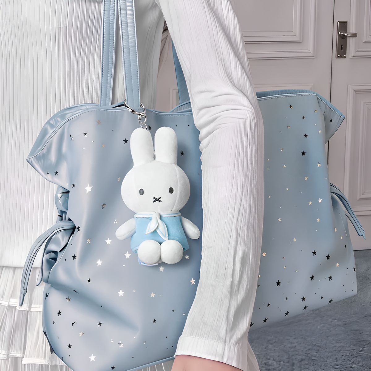 Miffy Blue Vacation Dreamy Island Series Plush Pendant