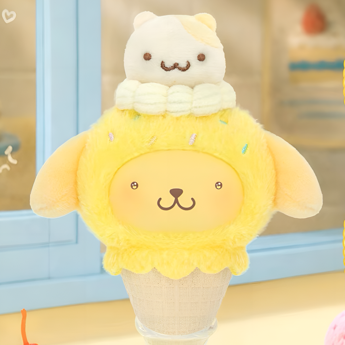 Sanrio Characters Little Ice Cream Cone Series Plush Pendant
