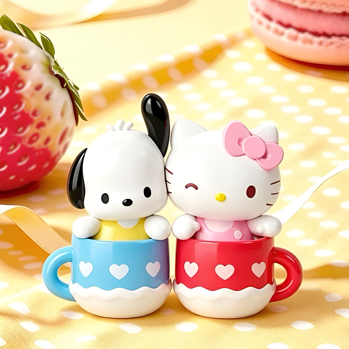 Sanrio Characters Click-Together Cup Magnetic Mini Figures