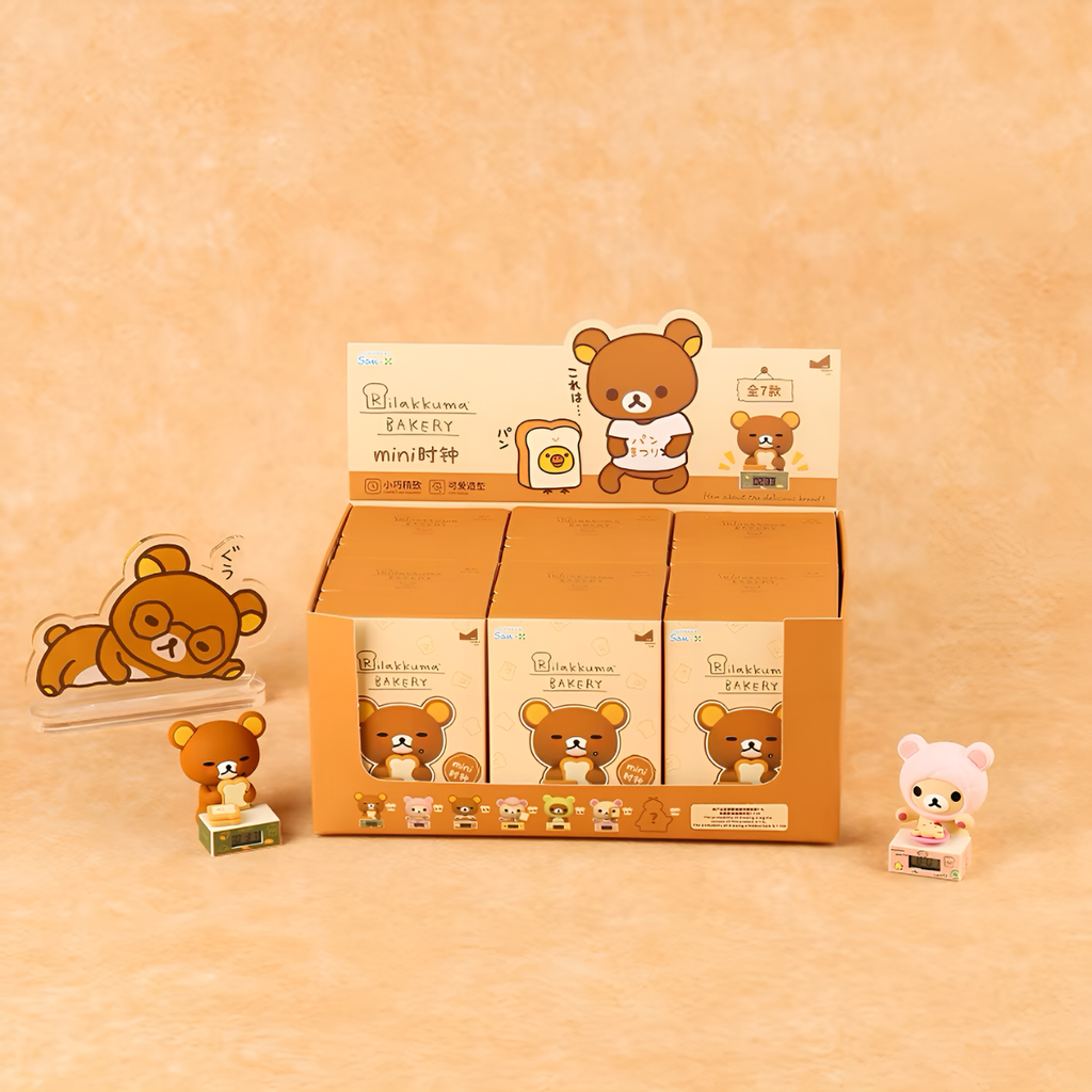 Rilakkuma Bakery Series mini Clock Blind Box