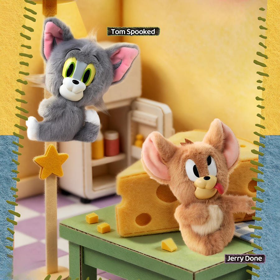 Tom and Jerry Quirky Series Vinyl Plush Pendant