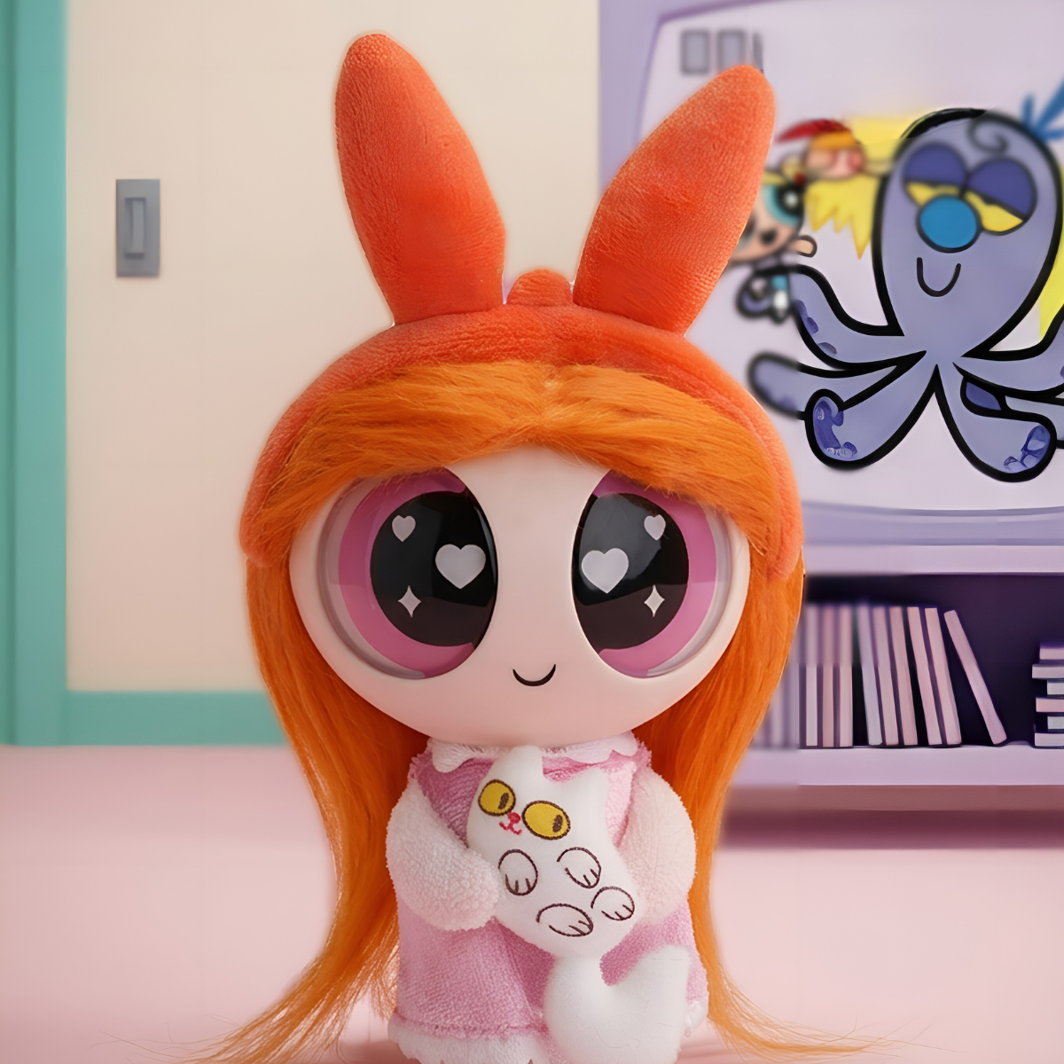 The Powerpuff Girls Good Morning Towns Ville Plush Pendant Blind Box