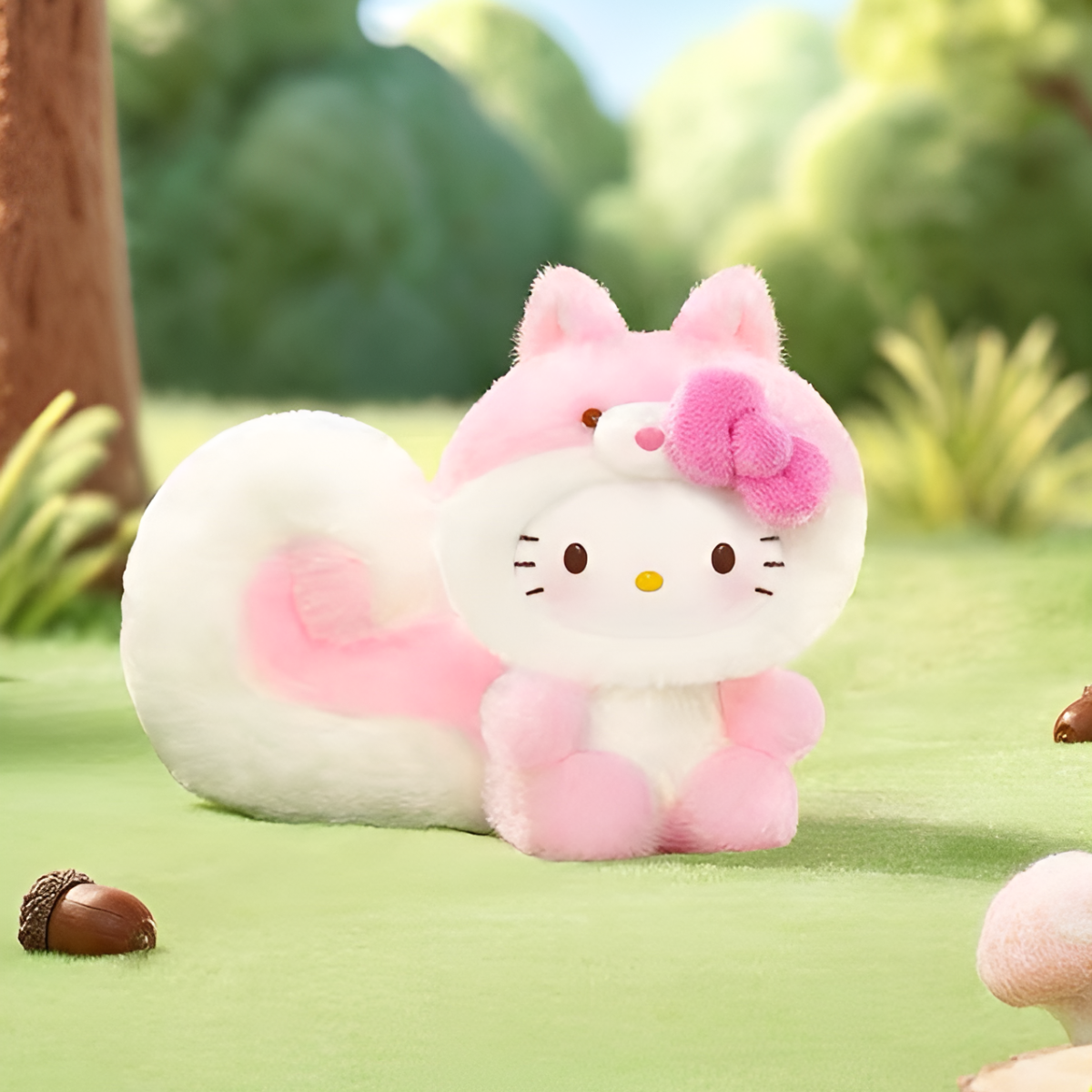 Hello Kitty Healing Forest Series Plush Pendant Blind Box
