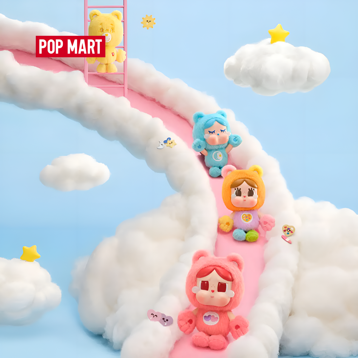 CRYBABY × Care Bears Series - Vinyl Plush Pendant Blind Box
