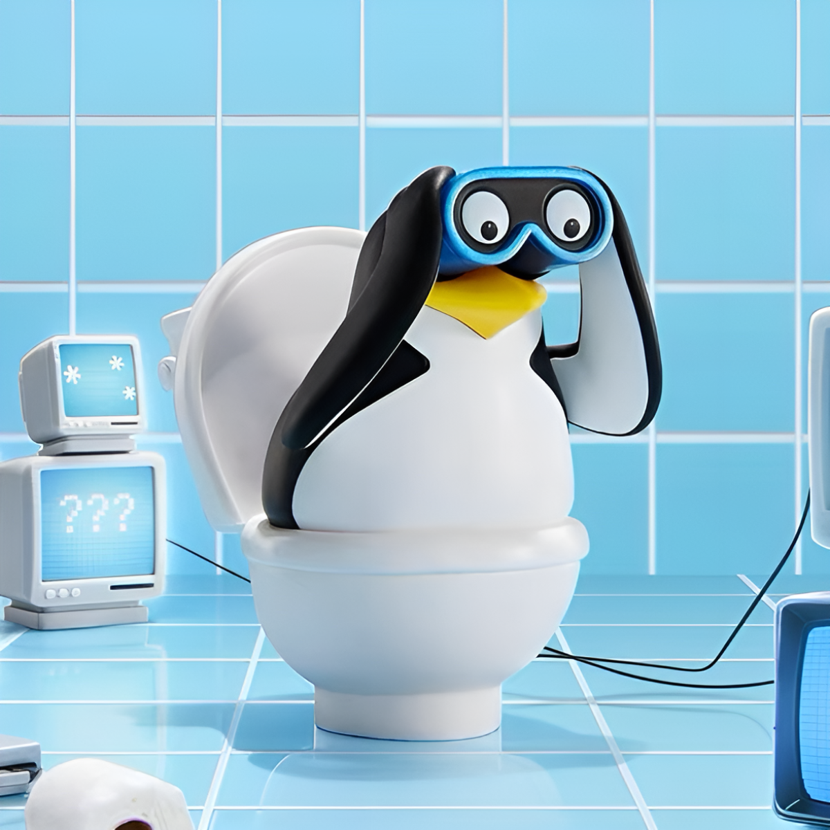 William Tell Penguin Series Figures Blind Box