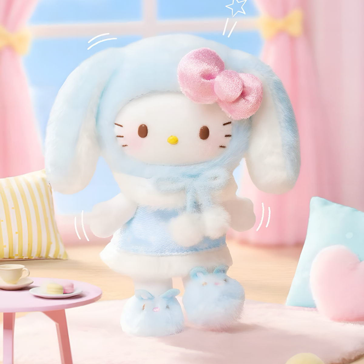 Hello Kitty Lop Ear Bunny Series Plush Pendant Blind Box
