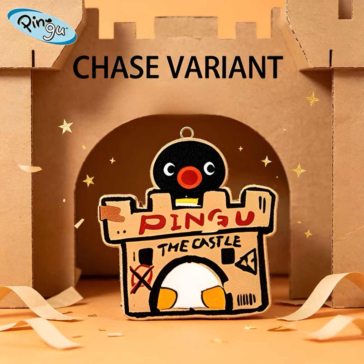 Pingu Cardboard Box Fairy Tale Series Plush Keychain Blind Box