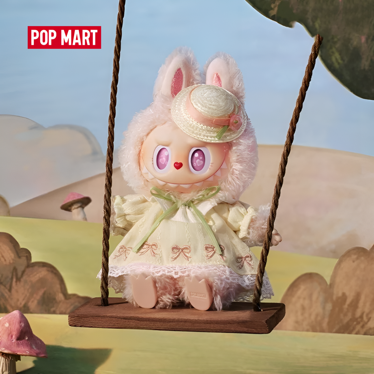 THE MONSTERS Finding Labubu Series Mokoko Vinyl Plush Pendant