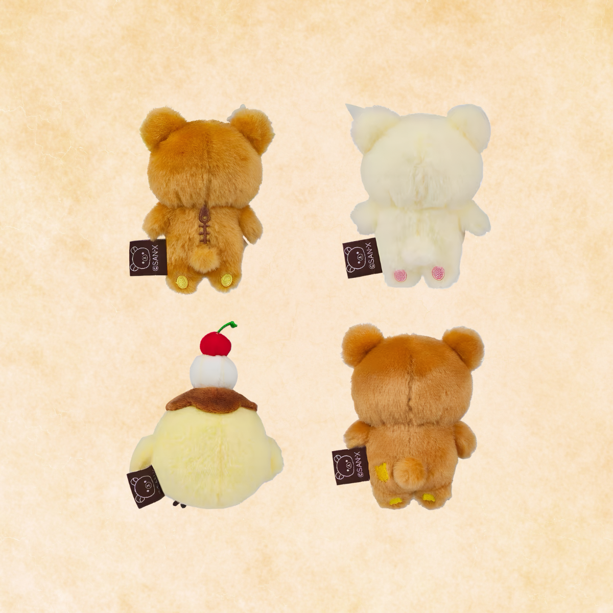 San-x Rilakkuma And Friends Series Plush Pendant Blind Box